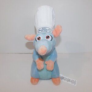 Disney Ratatouille movie 11" Plush Talking English French Rat Remy Stuffed